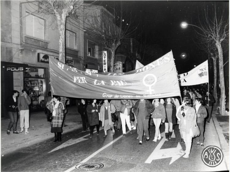 Manifestació contra la OTAN. Sabadell