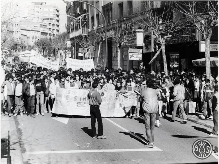 Manifestació contra la OTAN. Sabadell
