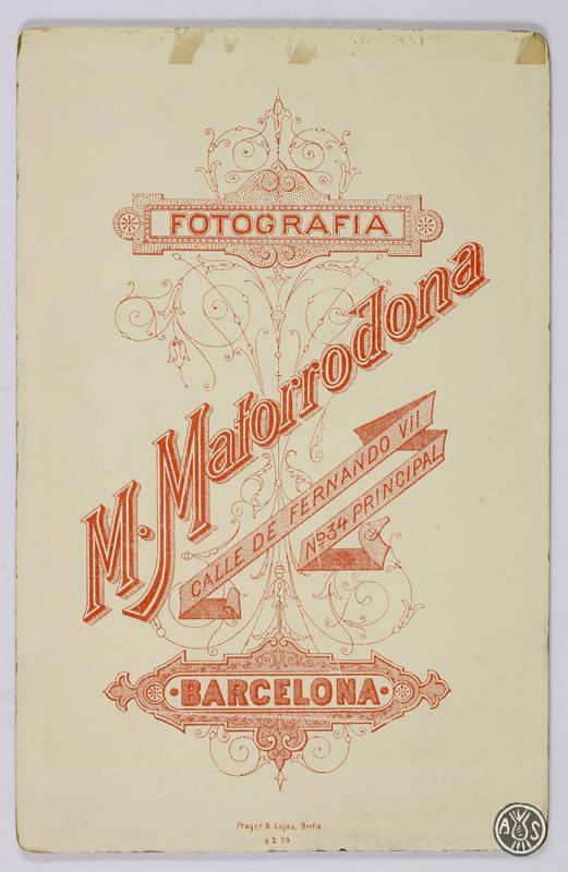 Retrat d'estudi de Pau Maria Turull Fournols. Barcelona.