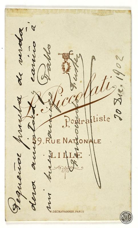Retrat d'estudi de Fernando Fuster. Lille (França).