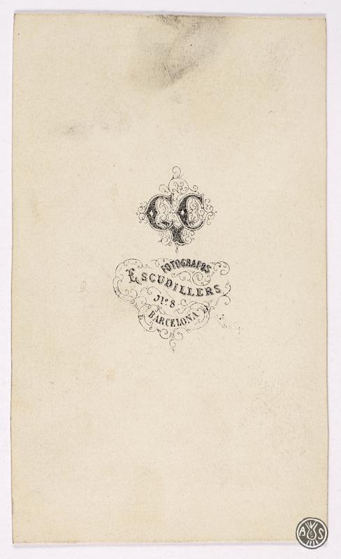 Retrat d'estudi de Fèlix Fournols Serradell. Barcelona.
