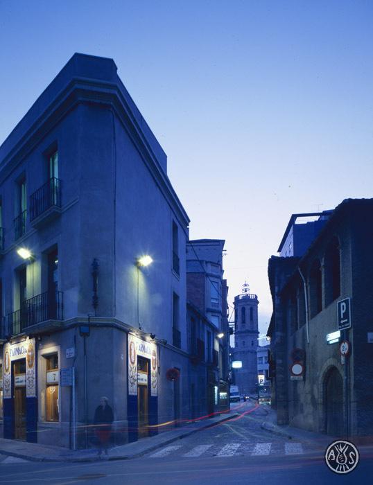 El carrer del Pedregar de nit