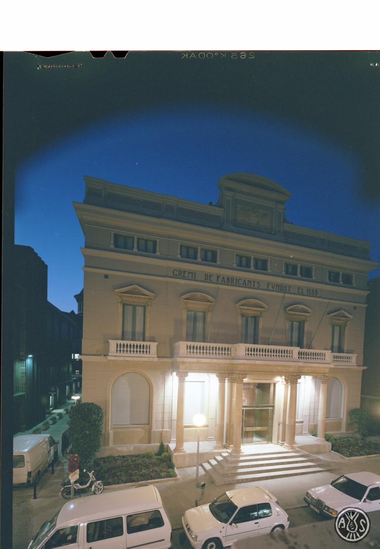 Façana del Gremi de Fabricants de nit