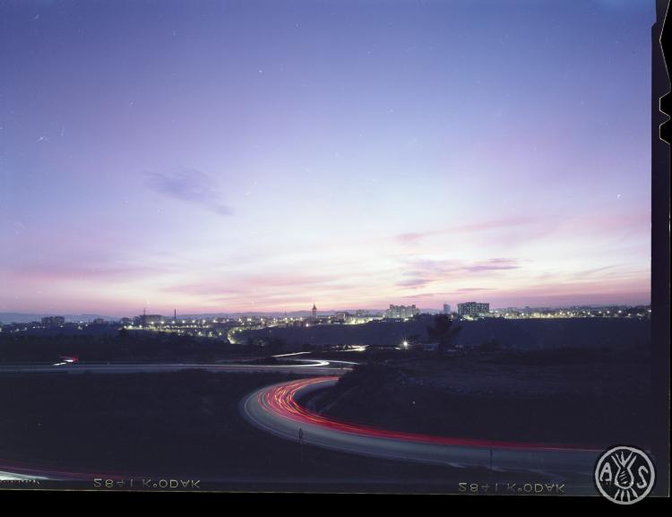 Panoràmica nocturna de Sabadell
