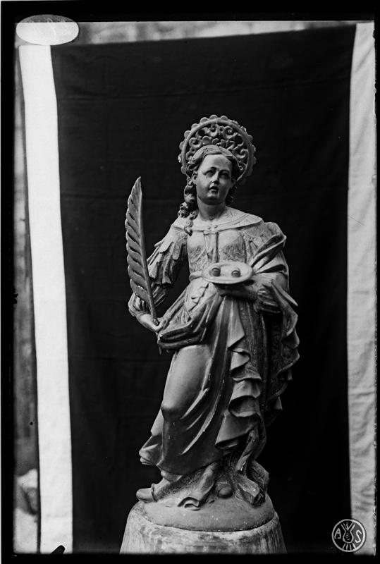 Imatge de Santa Llúcia a l'església de Santa Maria de Barberà