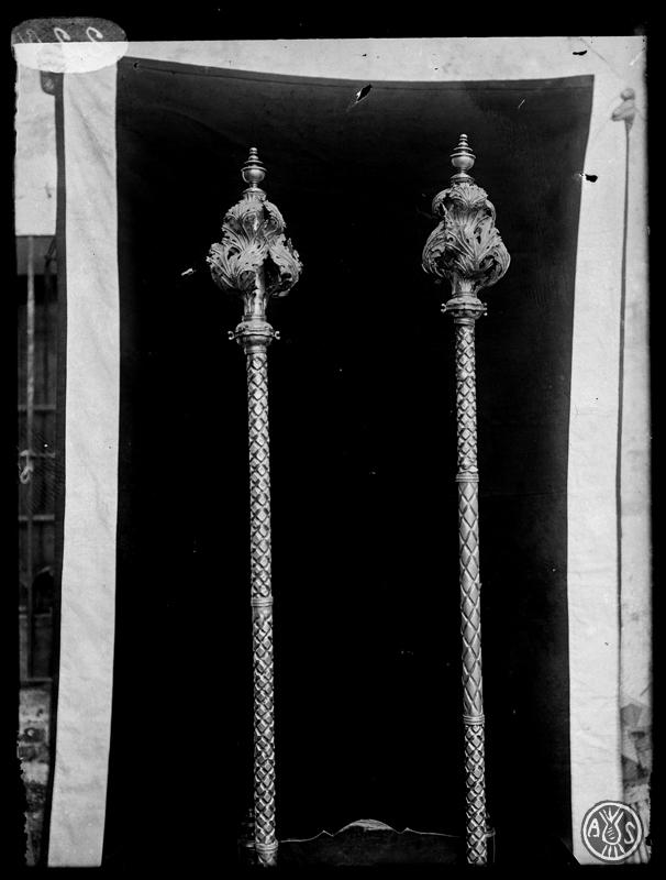 Bordons o porres de l'església romànica de Santa Maria de Barberà. Barberà del Vallès