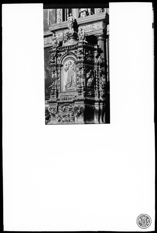 Sagrari barroc de l'església de Sant Salvador de Polinyà.