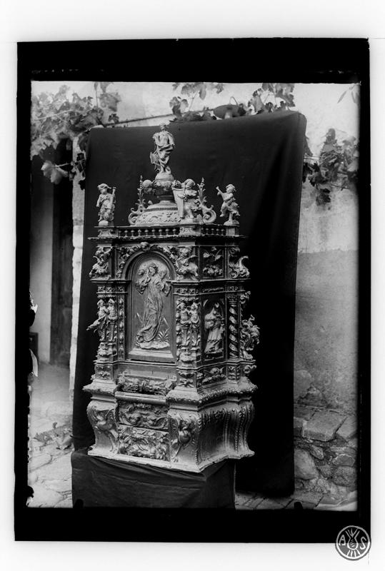 Sagrari barroc de l'església de Sant Salvador de Polinyà.