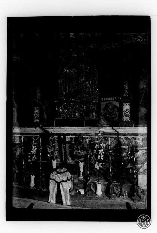 Sagrari barroc de l'església de Sant Salvador de Polinyà.