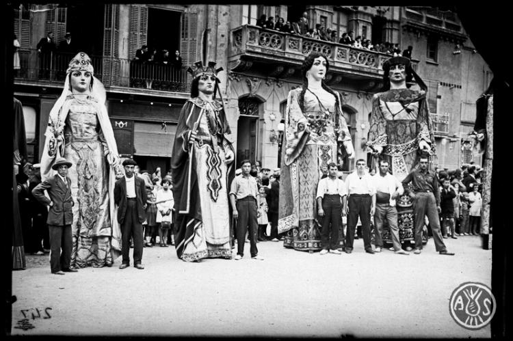 Concurs de gegants. Festa major. Sabadell