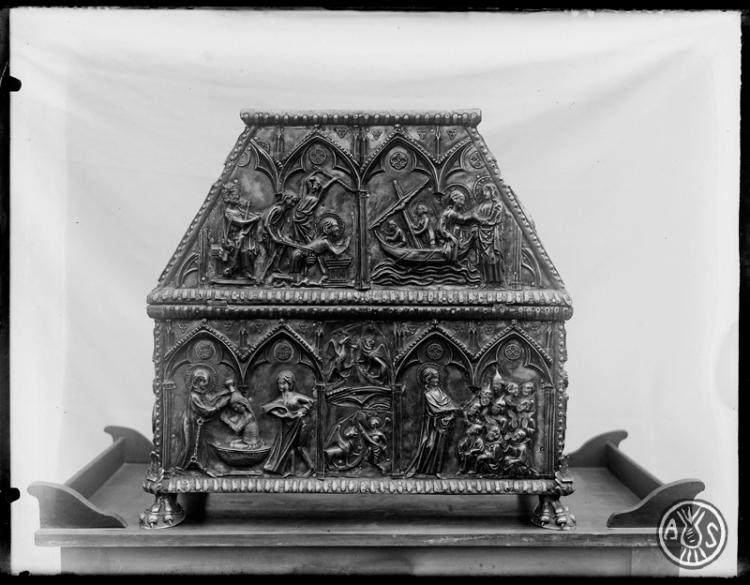 Arqueta reliquiari d'argent de Sant Cugat del Vallès