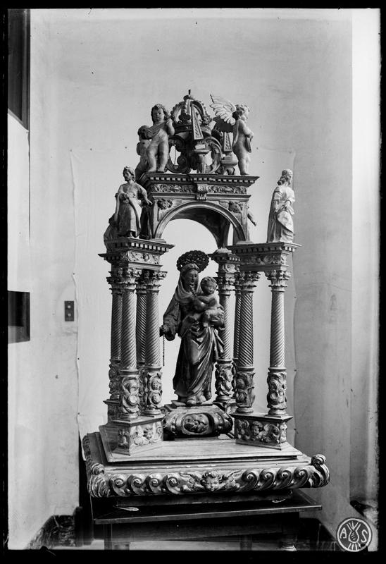 Tabernacle barroc que va figurar en l'Exposició Rosariana de l'Acadèmia Catòlica de Sabadell
