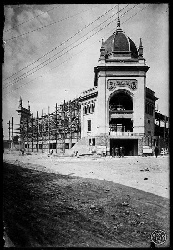 Construcció del Mercat Central. Sabadell