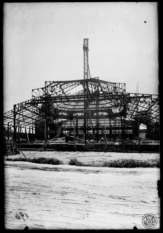 Construcció del Mercat Central. Sabadell