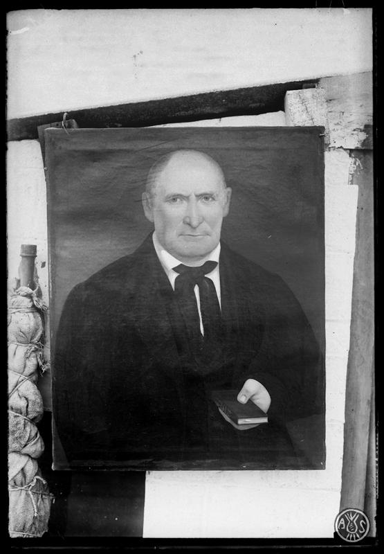 Reproducció d'un retrat pictòric de Josep Margalef. Museu d'Història. Sabadell