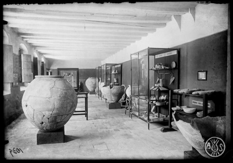 La sala Vila Cinca (Ibero Romana) del Museu d'Història de Sabadell el dia de la seva inauguració. Sabadell