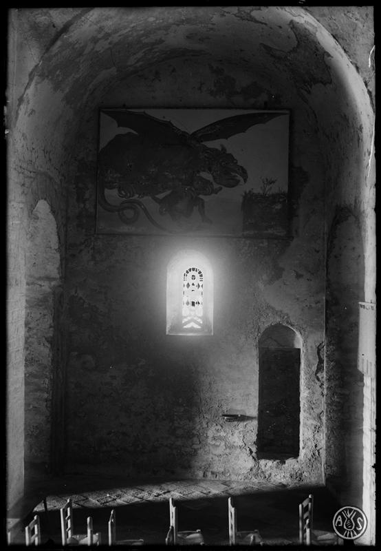 Interior del monestir benedictí de Sant Llorenç del Munt al cim de la muntanya de la Mola