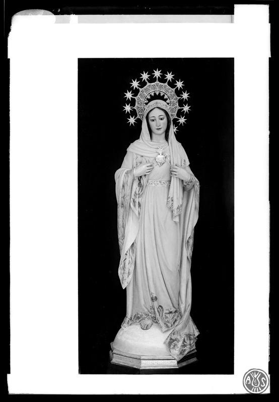 Mare de Déu de l'Immacultat cor de Maria de l'Església de l'Immaculat Cor de Maria, popularment coneguda com els Padres. Sabadell