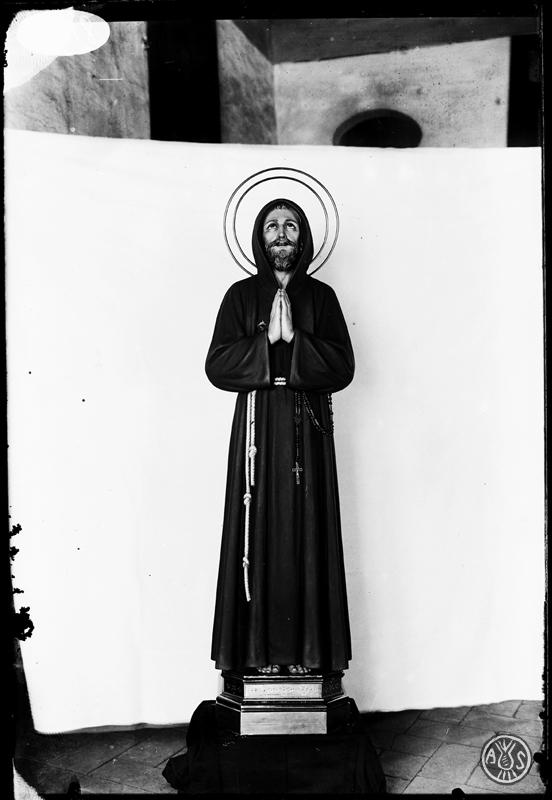 Imatge de Sant Francesc a la parròquia de Sant Feliu. Sabadell