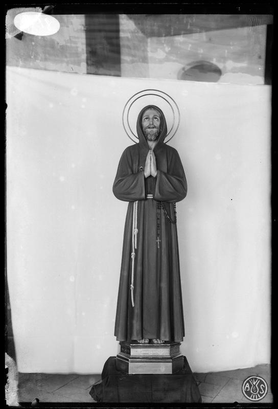 Imatge de Sant Francesc a la parròquia de Sant Feliu. Sabadell