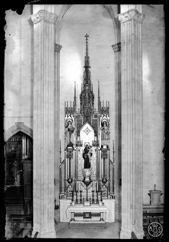 Altar de Sant Antoni de l'església de Sant Feliu. Sabadell