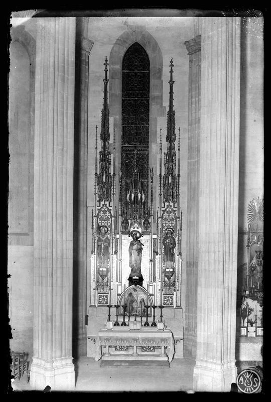 Altar de la Verge del Carme a l'església de Sant Feliu. Sabadell