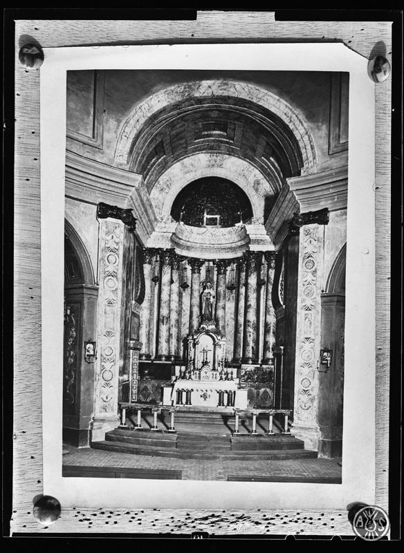 Altar major de l'església de l'Immaculat Cor de Maria, coneguda com els padres. Sabadell