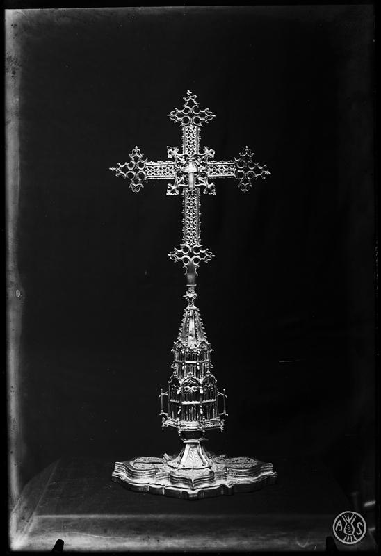 Veracreu de plata de la parròquia de Sant Feliu. Sabadell