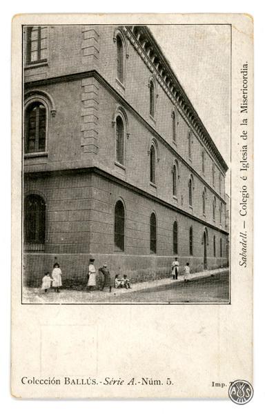 Sèrie A. Núm. 5. Sabadell. Colegio é Iglesia de la Misericordia