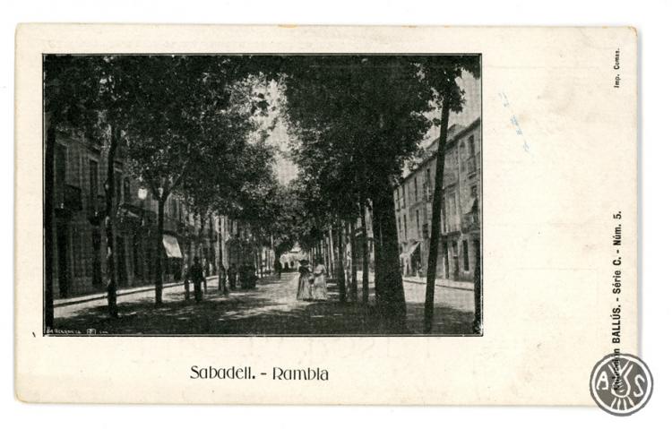 Sèrie C. Núm. 5. Sabadell. Rambla