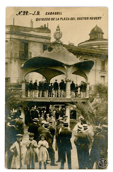 N. 28. J.B. Sabadell Quisco de la plaza del Dr Robert