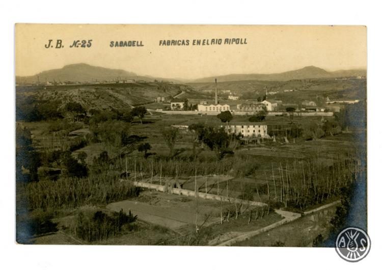 N. 25. J.B. Sabadell Fàbricas en el rio Ripoll