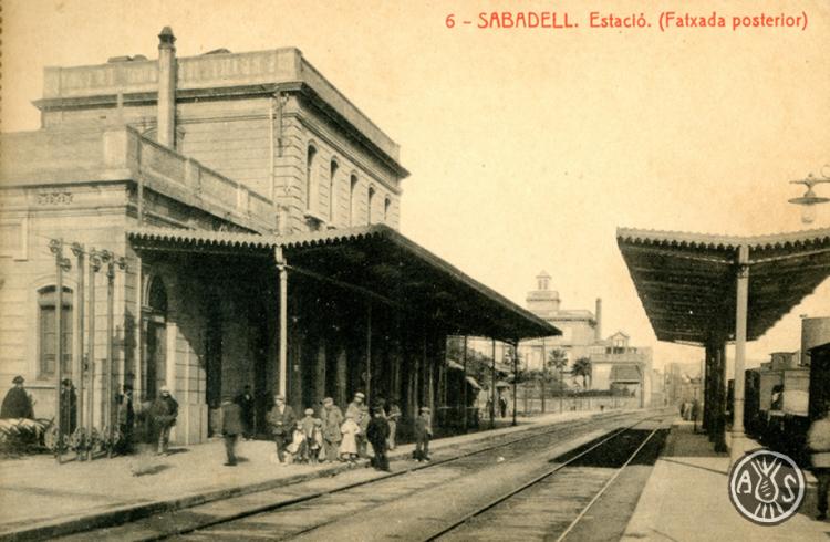 6. Sabadell. Estació (fatxada posterior)
