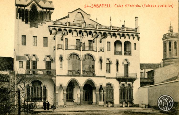 24. Sabadell. Caixa d'Estalvis (fatxada posterior)