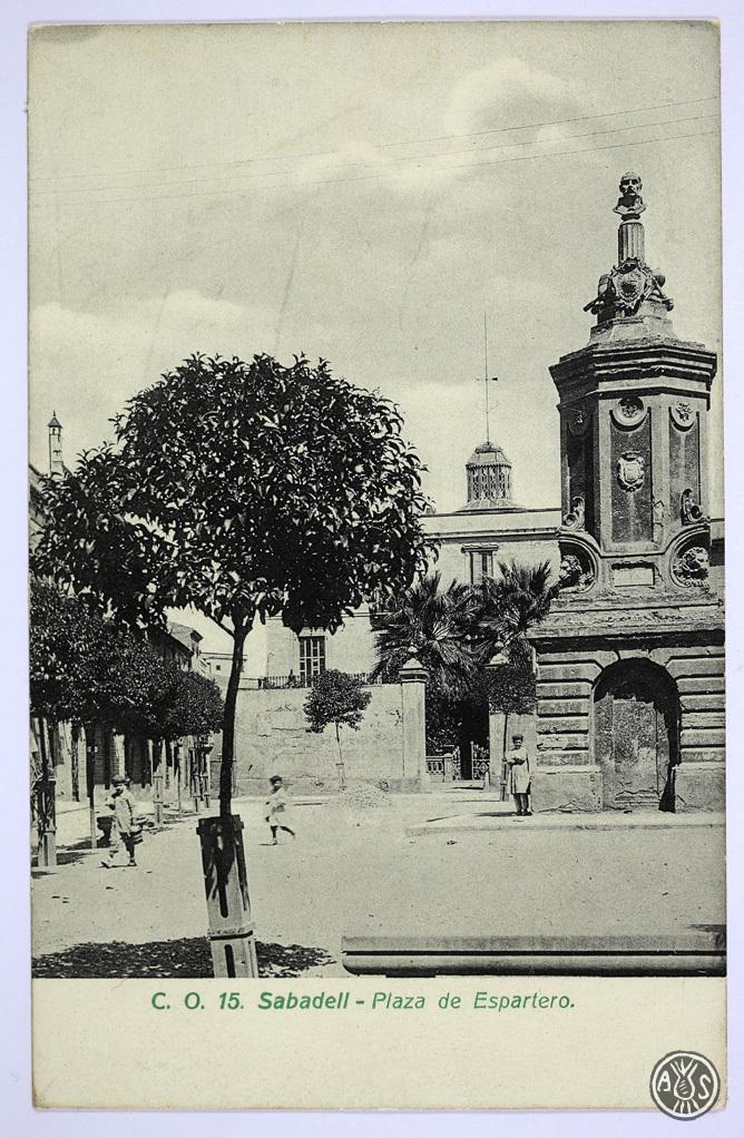 C.O. 15. Sabadell.- Plaza de Espartero