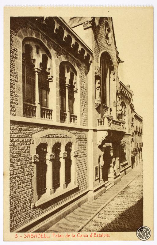 [5- Sabadell. Palau de la Caixa d'Estalvis]