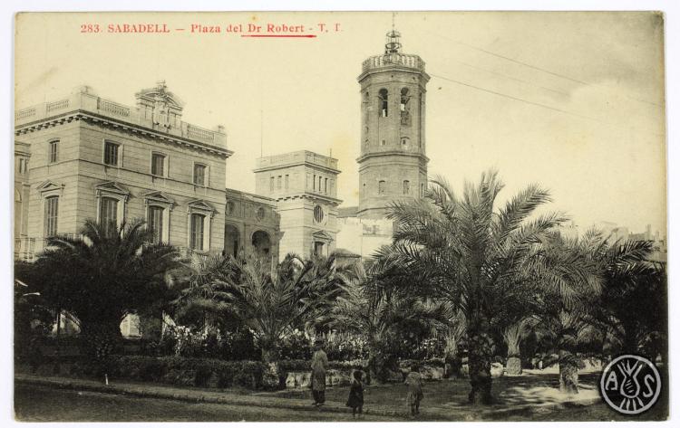 [283. Sabadell. Plaza del Dr. Robert. T.T.]