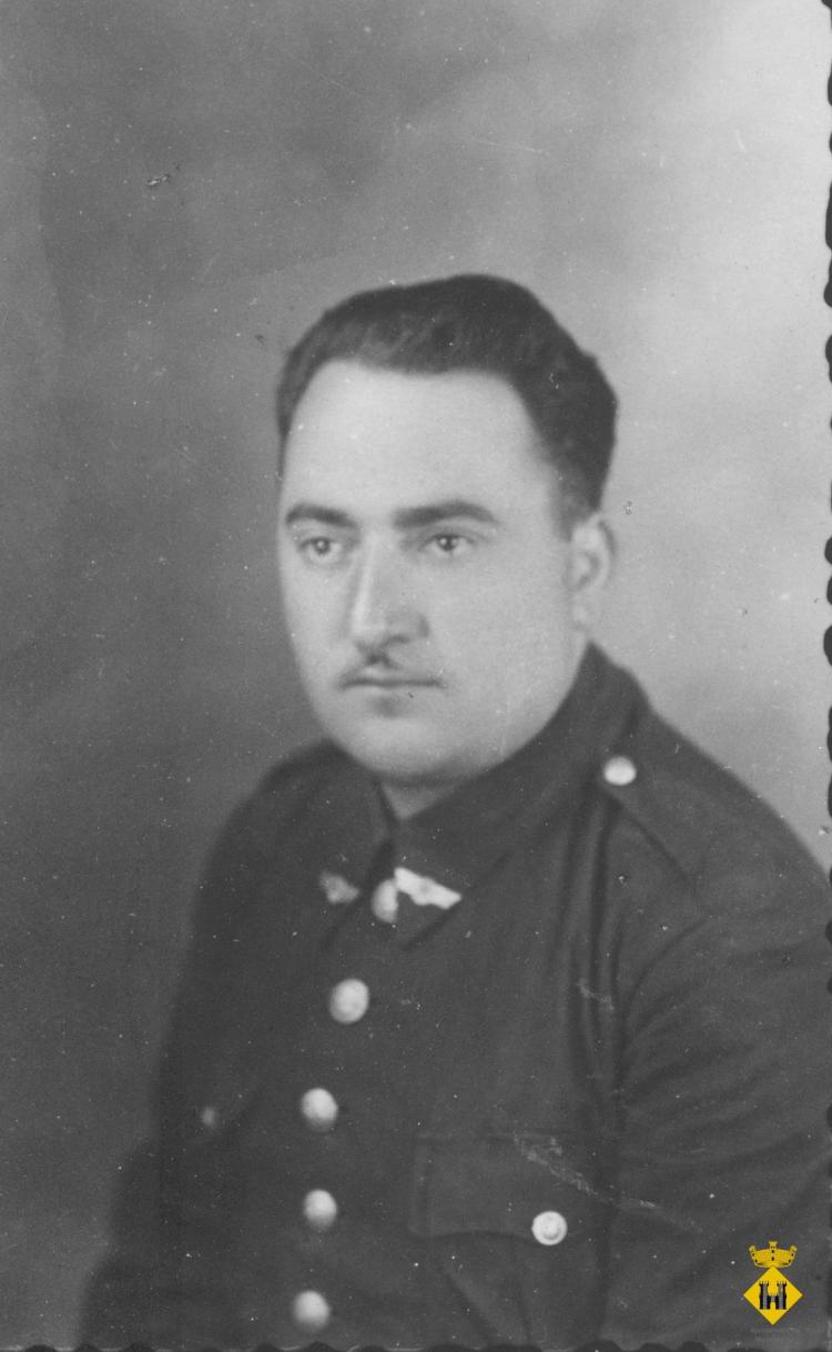 Retrat d'estudi d'un home