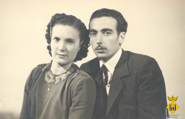 Retrat d'estudi d'una parella