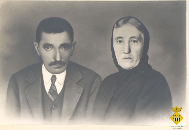 Retrat d'estudi d'un matrimoni