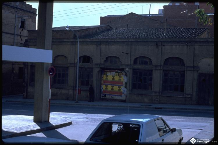 Antiga fàbrica de Josep Marlet al carrer de Francesc Moragas. 