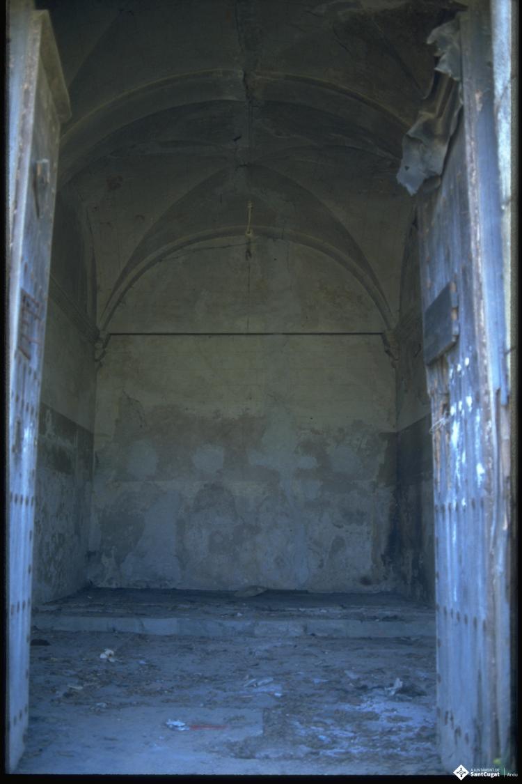 Interior de la capella de Sant Domènec. 