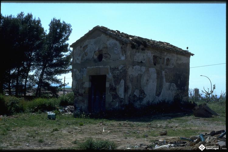 Capella de Sant Domènec, abans de la rehabilitació de l'edifici. 