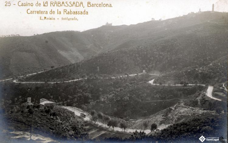 25 - Casino de la Rabassada, Barcelona. Carretera de la Rabassada. L. Roisin - fotógrafo. 