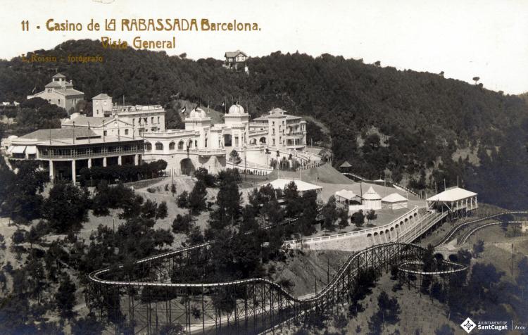 11- Casino de la Rabassada, Barcelona. Vista general. L. Roisin - fotógrafo. 