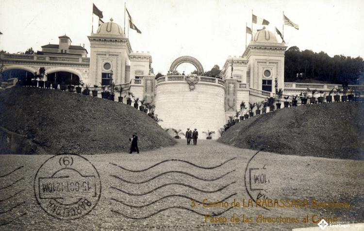 3 - Casino de la Rabassada, Barcelona.Paseo de las atracciones al Casino. 