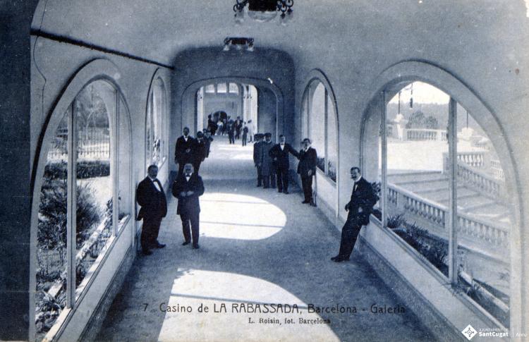 7- Casino de la Rabassada, Barcelona. Galeria. L. Roisin - fot. Barcelona.