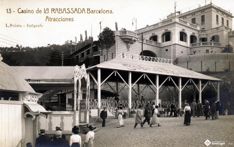 15- Casino de la Rabassada, Barcelona. Atracciones. L. Roisin - fotógrafo. 