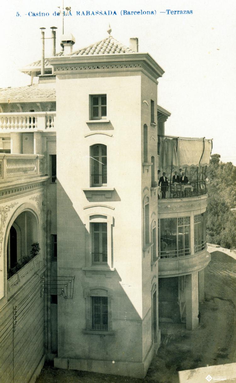 5 - Casino de la Rabassada (Barcelona). Terrazas. 