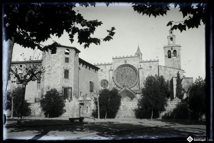 Vista de l'església de Sant Pere d'Octavia